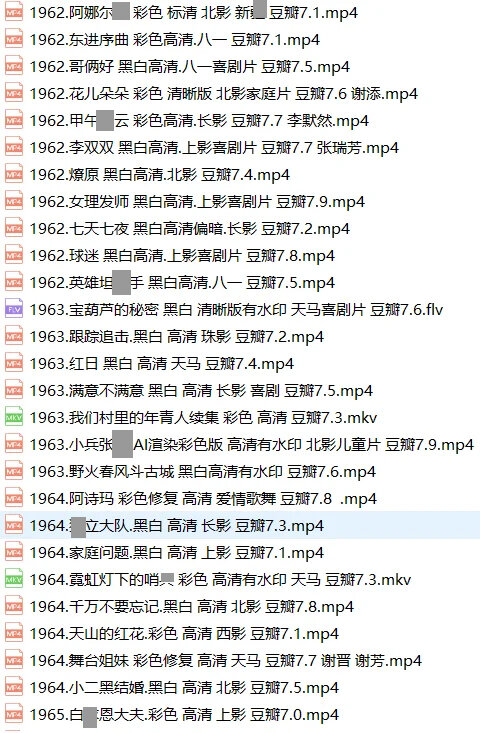 建国后老电影218部红色电影经典珍藏