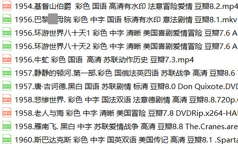世界文学名著电影版58部奥黛丽赫本老电影17部老片