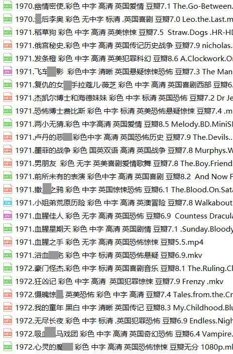 英国老电影228部英语电影简爱发条橙007雾都孤儿费雯丽