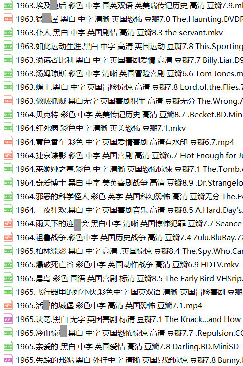 英国老电影228部英语电影简爱发条橙007雾都孤儿费雯丽