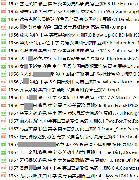 英国老电影228部英语电影简爱发条橙007雾都孤儿费雯丽