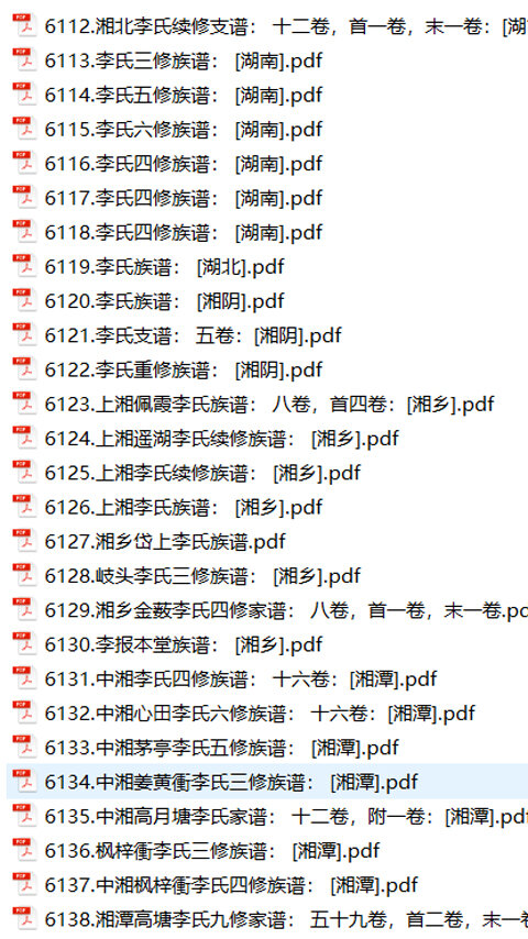 李氏家谱943本李氏族谱李家宗谱家训明清民国古籍