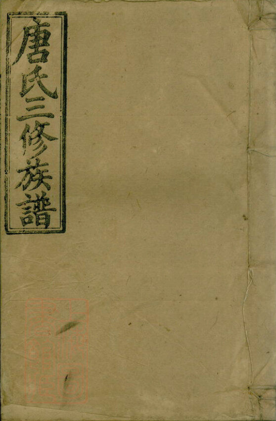 唐氏家谱75本族谱唐家宗谱家训明清民国古籍