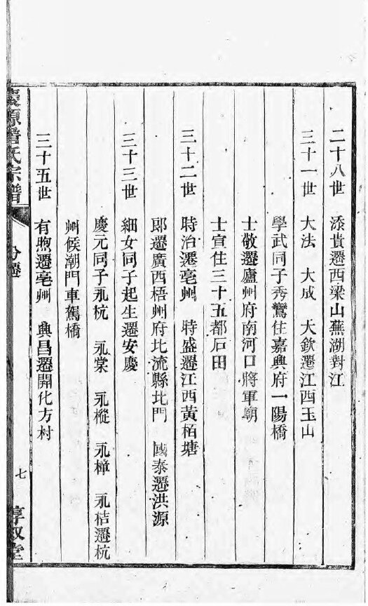 詹氏家谱24本詹氏族谱詹家宗谱家训明清民国古籍