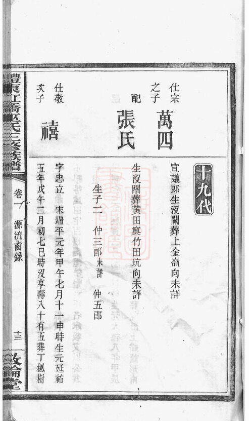 巫氏家谱4本巫家族谱巫氏宗谱巫氏家乘家训明清民国古籍