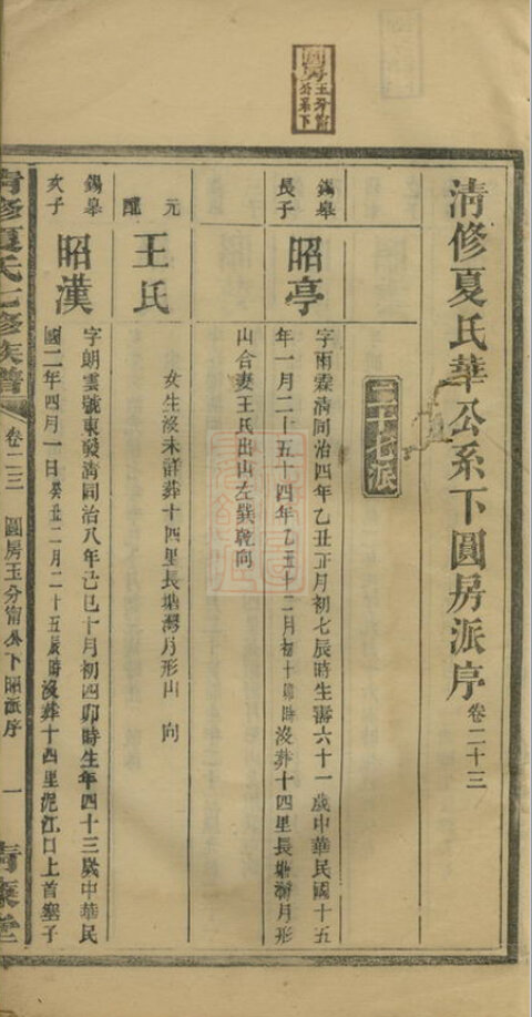 夏氏家谱91本夏氏族谱夏家宗谱家训明清民国古籍