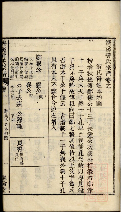 游氏家谱22本游氏族谱游家宗谱家训明清民国古籍