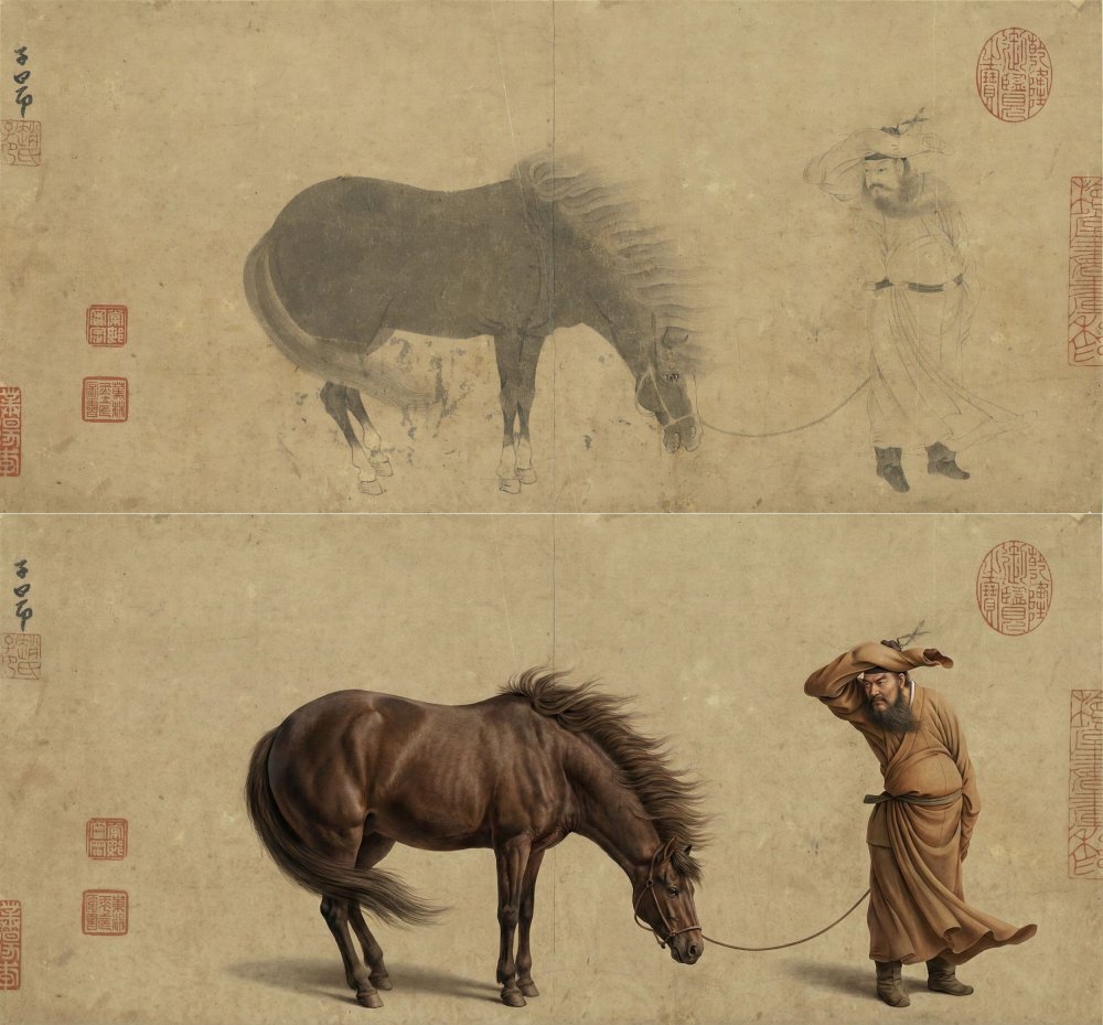 历朝名绘册