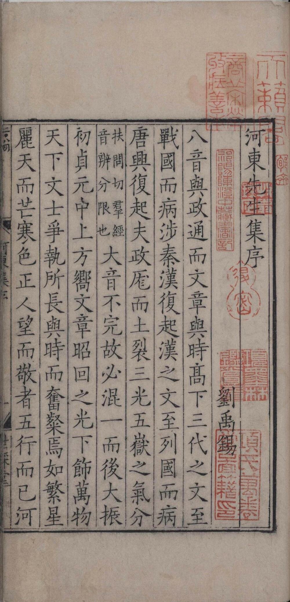 河东先生集