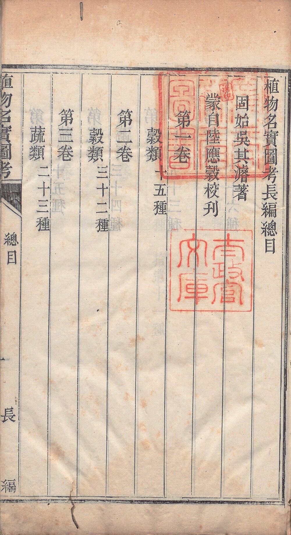 植物名实图考