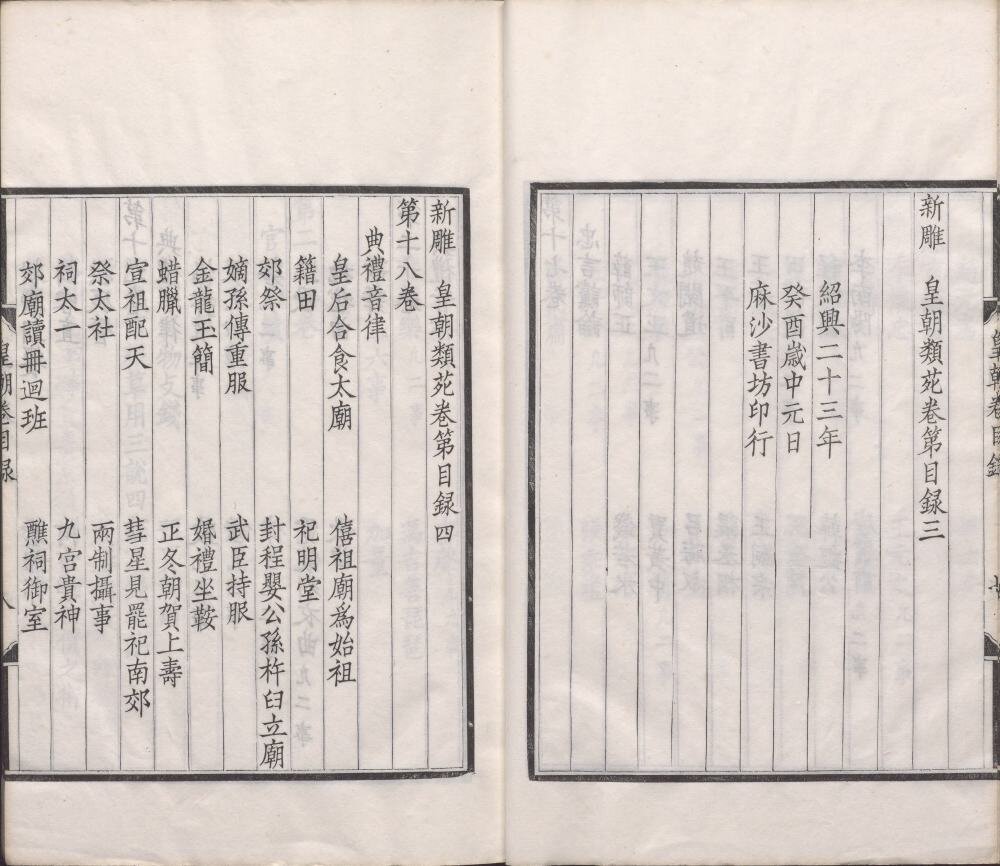 新雕皇朝类苑