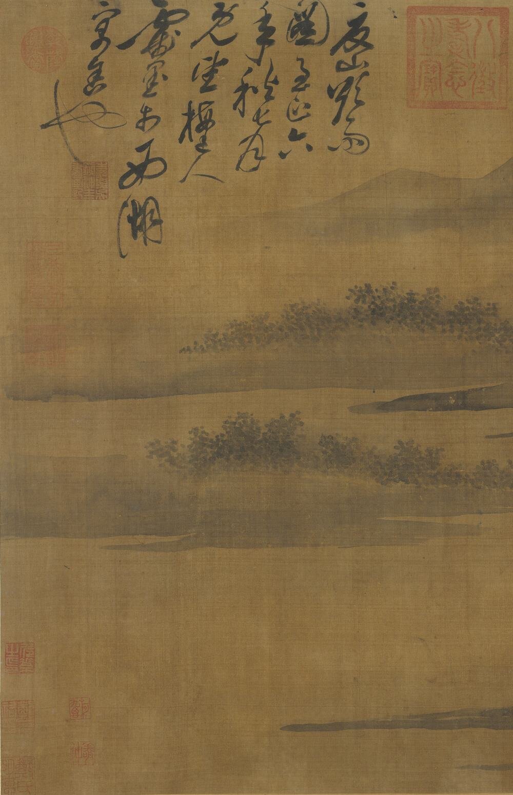 夏山欲雨图卷