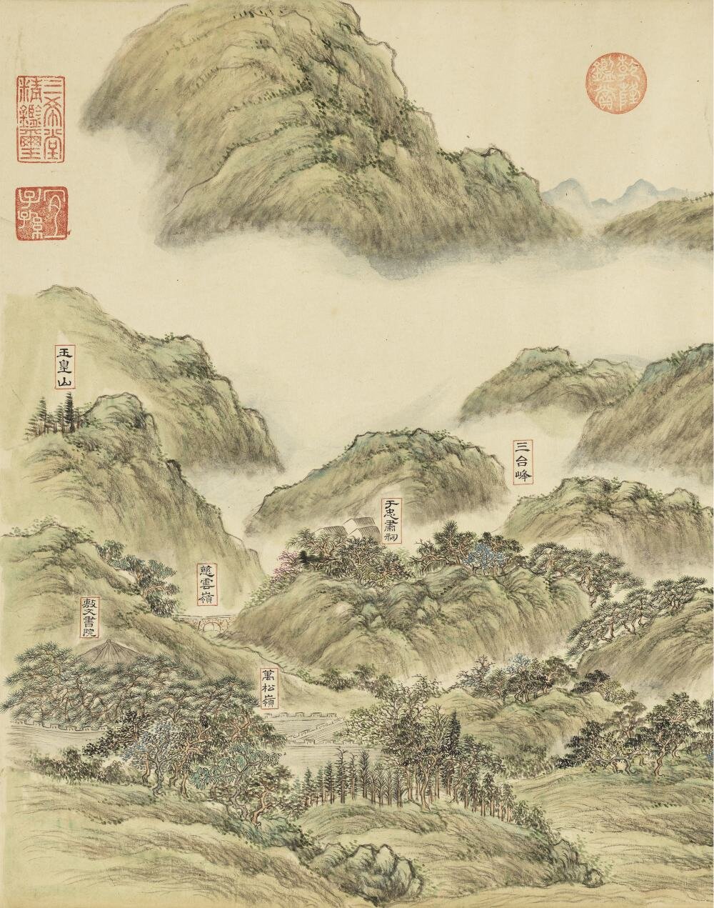 西湖十景图卷