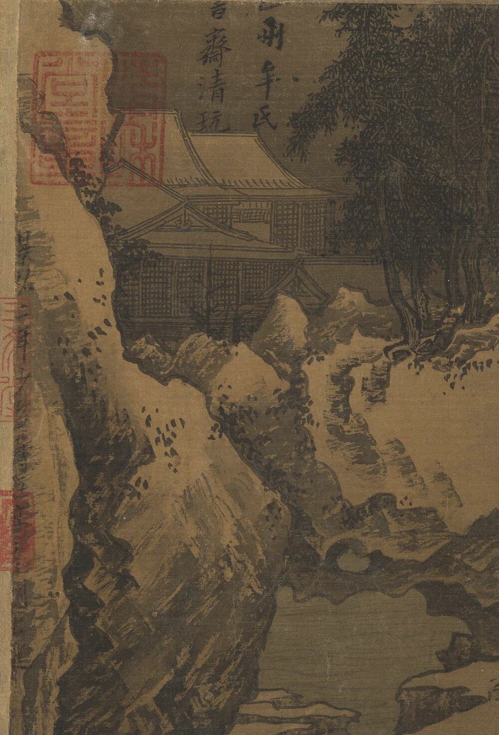 溪山雪意图卷