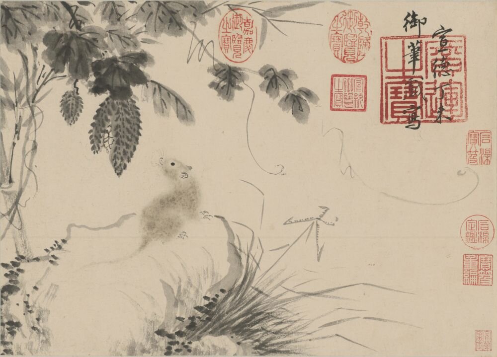三鼠图卷