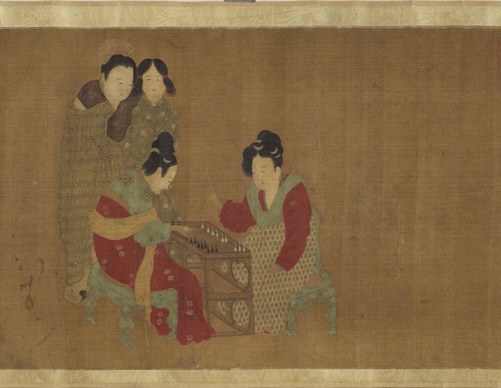 内人双陆图卷