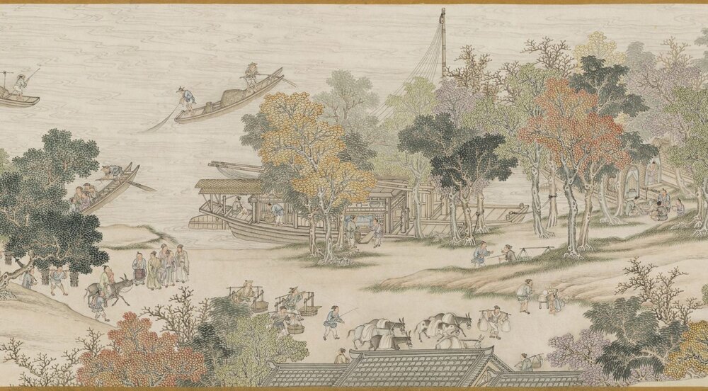 仿宋院本金陵图卷
