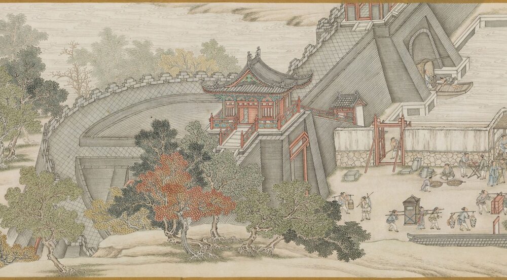 仿宋院本金陵图卷