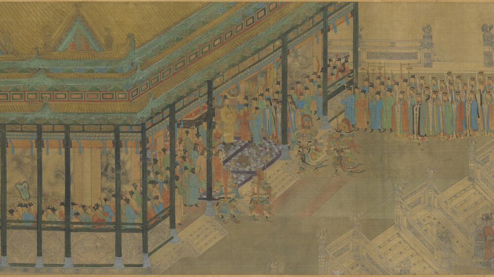观榜图卷