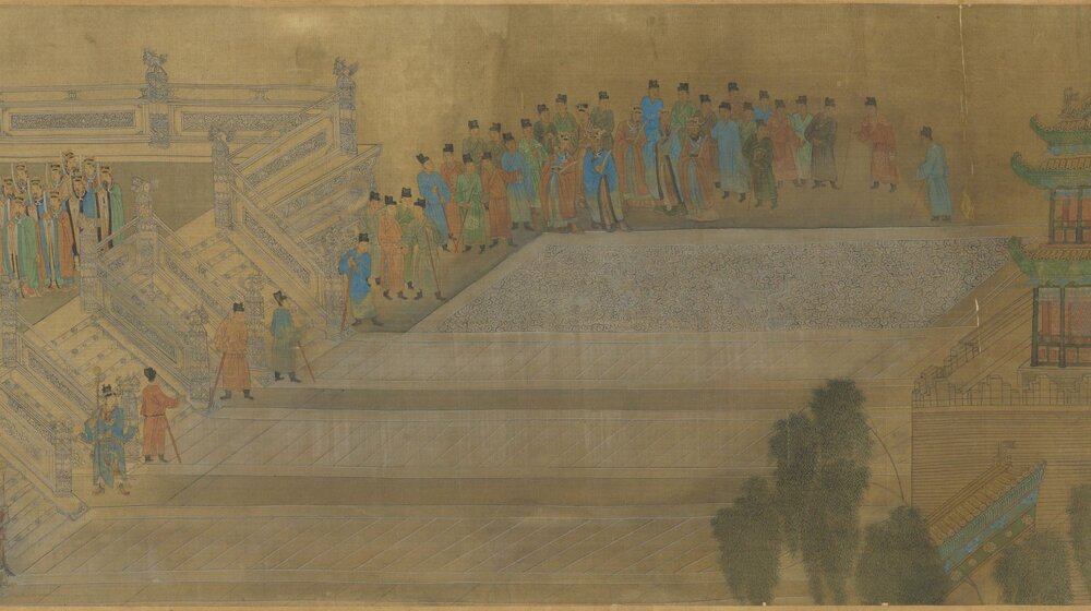 观榜图卷