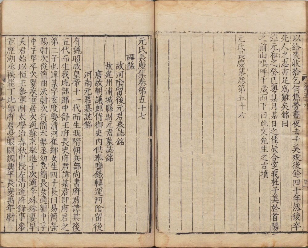元氏长庆集