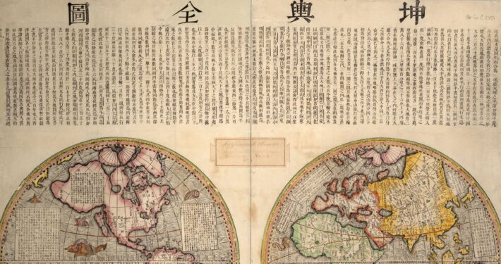 彩绘湖北地图