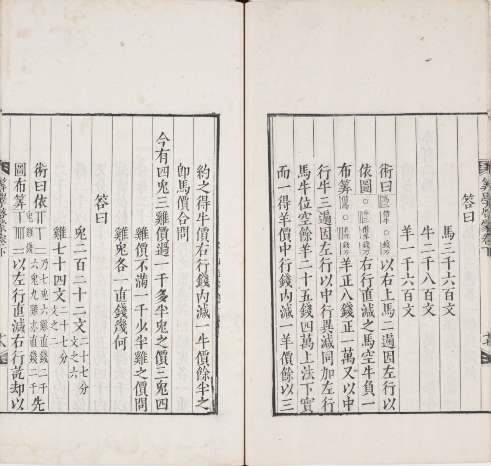 新编算学启蒙