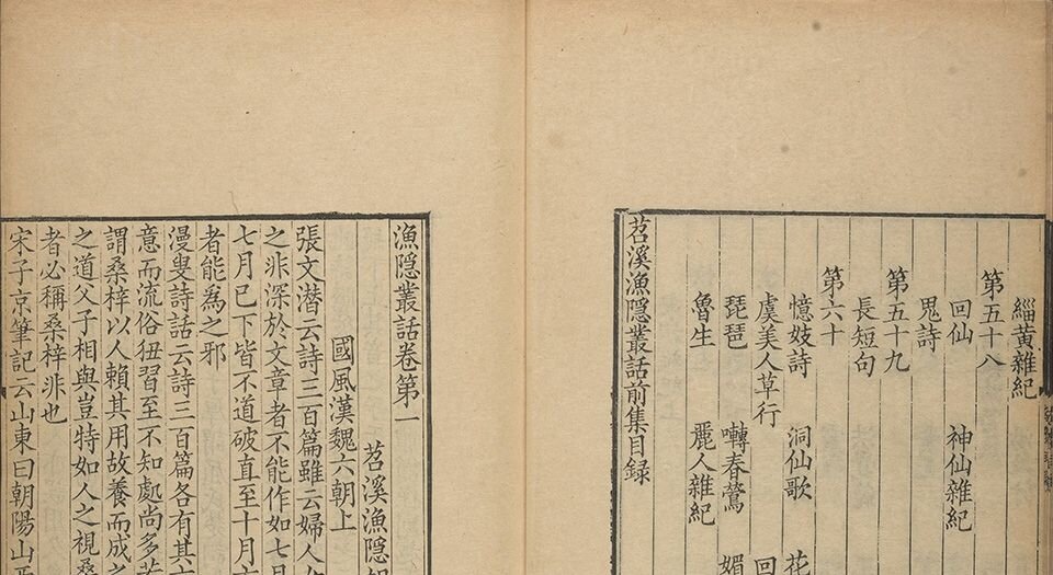 苕溪渔隐丛话