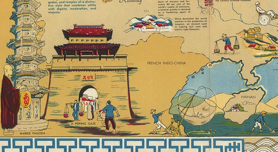 中国友谊地图