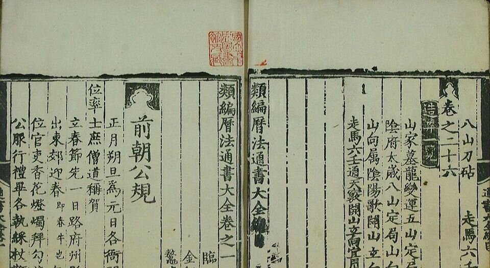 类编历法通书大全