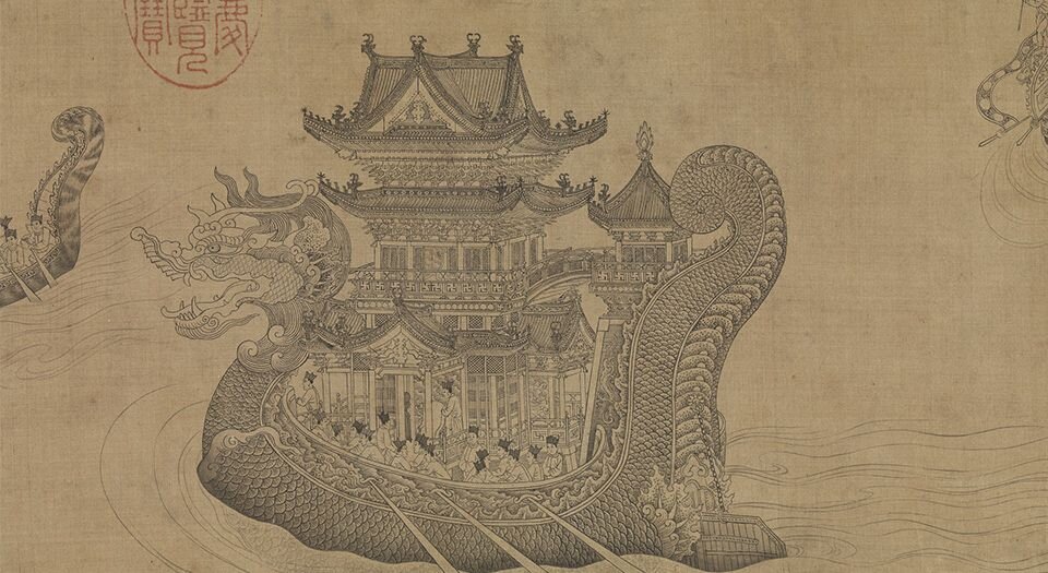 龙舟竞渡图系列