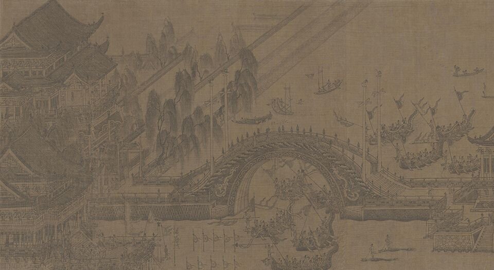 龙舟竞渡图系列