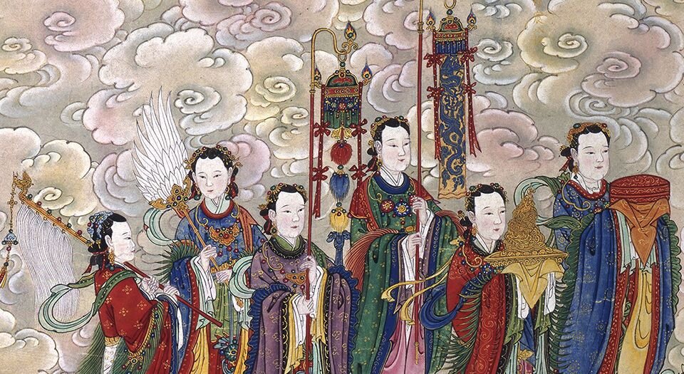 张皇后箓牒图卷