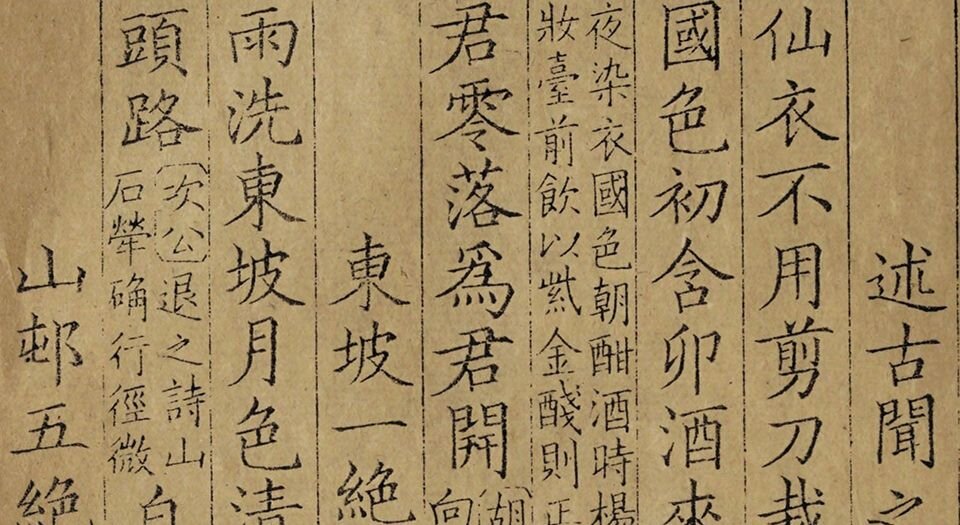 苏东坡诗集注