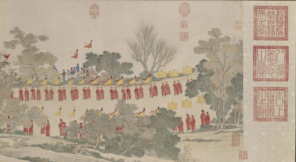 紫光阁赐宴图卷