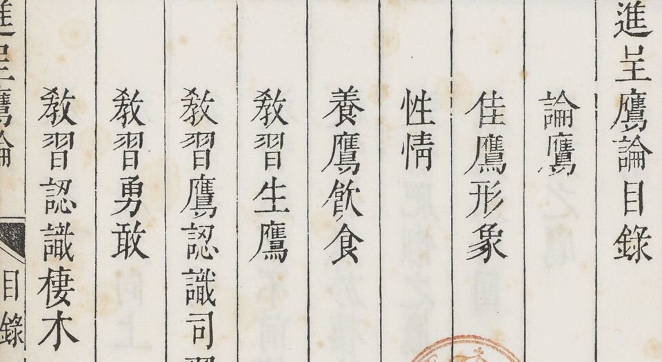 进呈鹰论