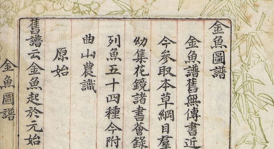 金鱼图谱.清.句曲山农撰.尚兆山绘.道光二十八年刊本