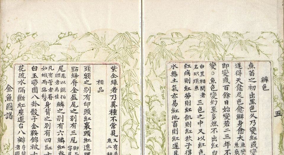 金鱼图谱.清.句曲山农撰.尚兆山绘.道光二十八年刊本
