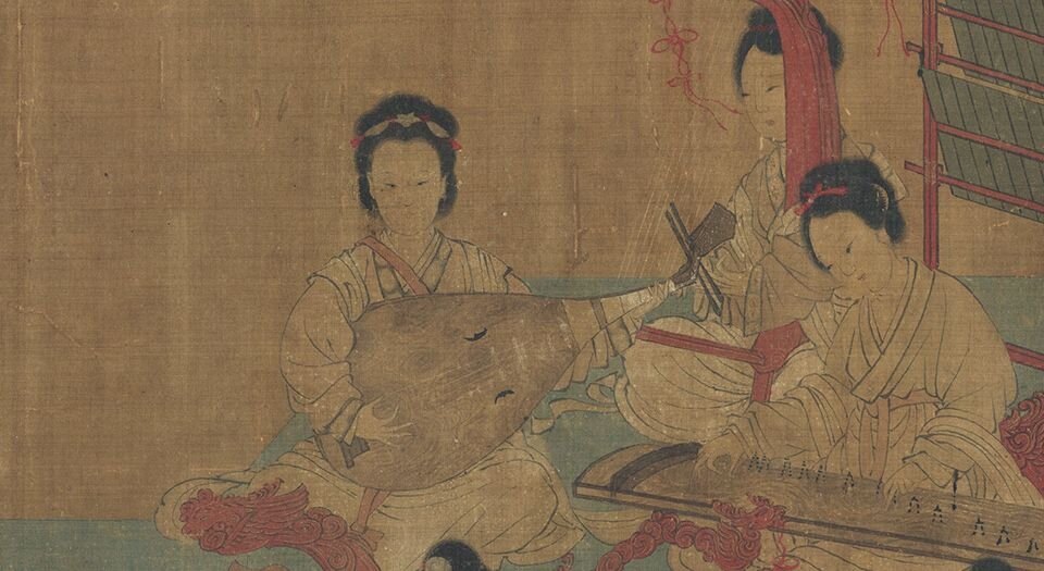 合乐图.传.五代南唐.周文矩绘.22626X4379像素.美国芝加哥美术馆藏