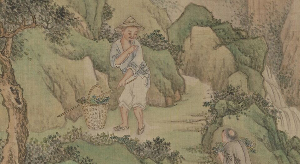 端阳故事图册.八帧.清乾隆时期.徐扬绘.绢本设色.北京故宫博物院藏