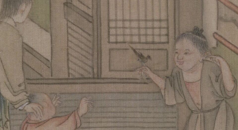 端阳故事图册.八帧.清乾隆时期.徐扬绘.绢本设色.北京故宫博物院藏