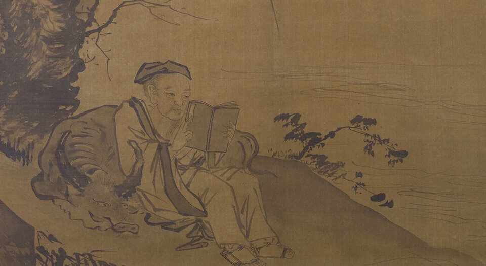 读书图轴系列