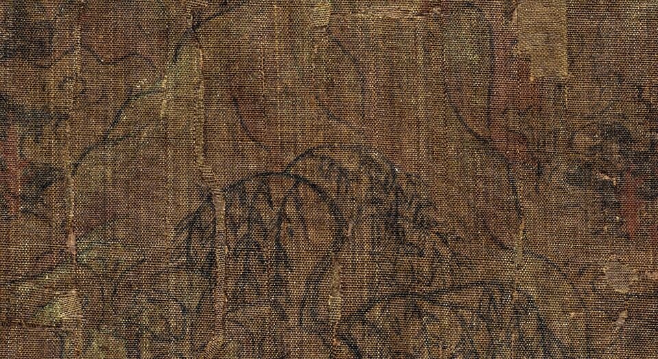 著色山水.江皋会遇图.传.唐.王维作品.60992X7483像素.Dr. Stephen Hwa藏
