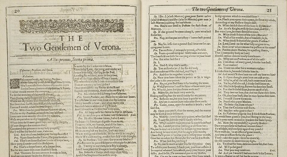 第一部戏剧全集.The First Folio of Shakespeare.莎士比亚著.By William Shakespeare.英文版.1623年