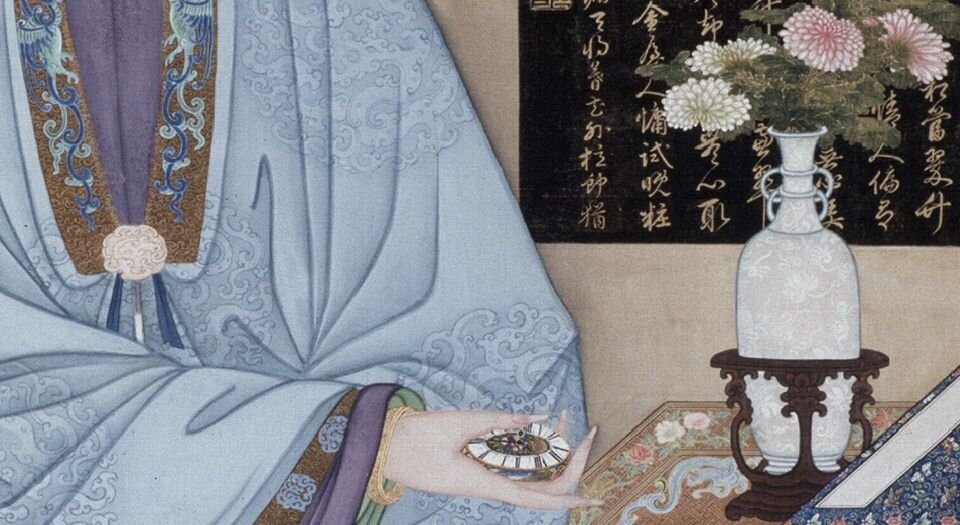 胤禛美人图.雍正十二美人图.十二帧.清代绢本设色.故宫博物院藏