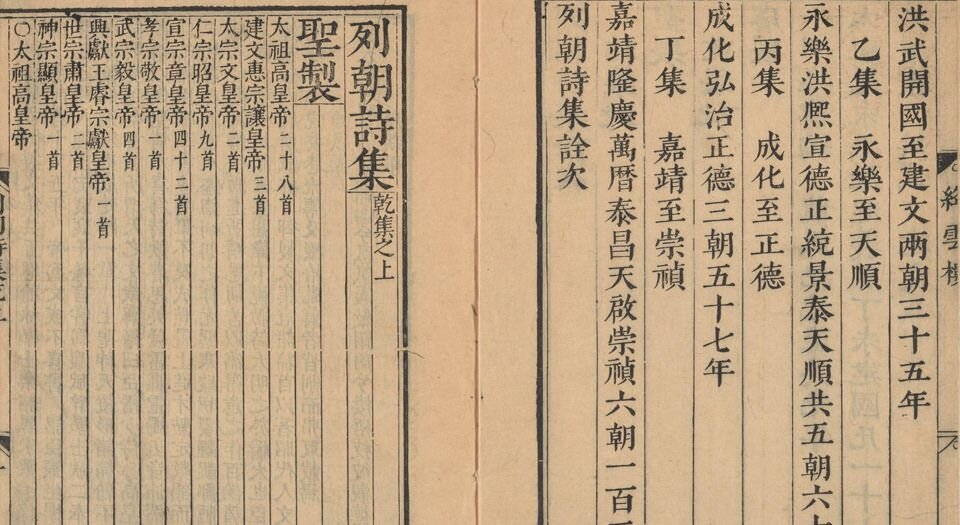 列朝诗集.八十一卷.清.钱谦益辑.清顺治九年毛晋刻本