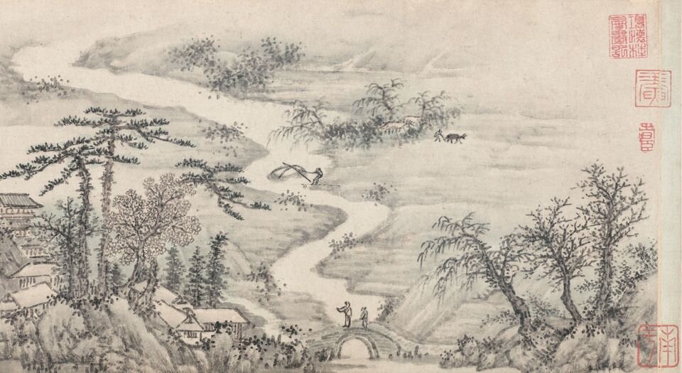 虎丘图卷.明.谢时臣绘.32014×2280像素.美国波士顿美术馆藏