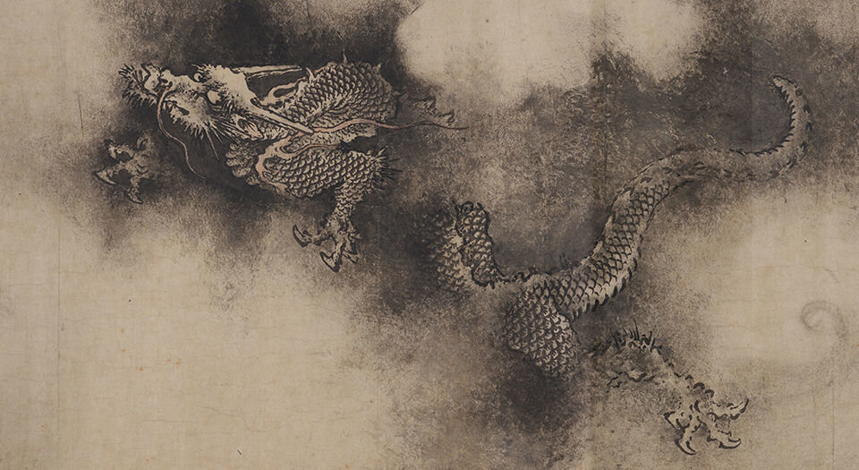 九龙图.南宋陈容绘.92235X3160像素.美国波士顿美术馆藏