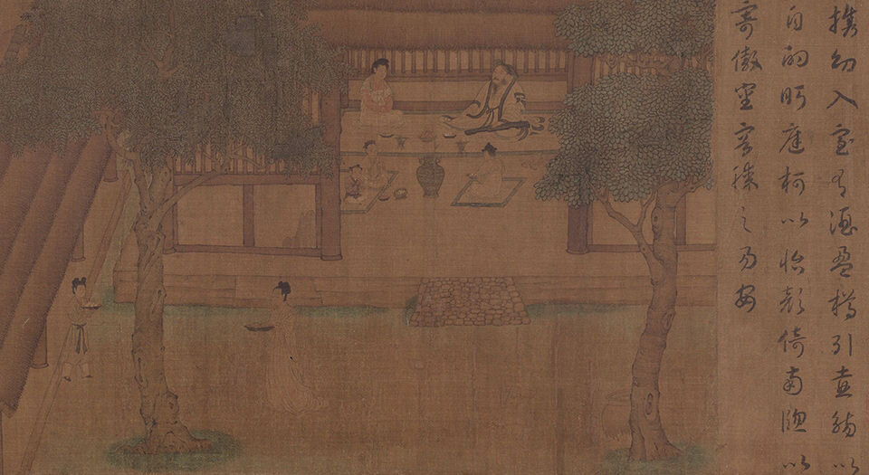 归去来辞书画卷.南宋佚名绘.31677X2260像素.美国波士顿美术馆藏