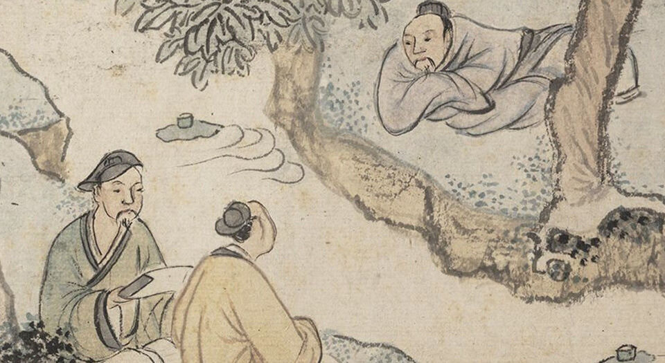 兰亭修禊图.明钱榖绘.73892X1714像素.美国大都会艺术博物馆藏